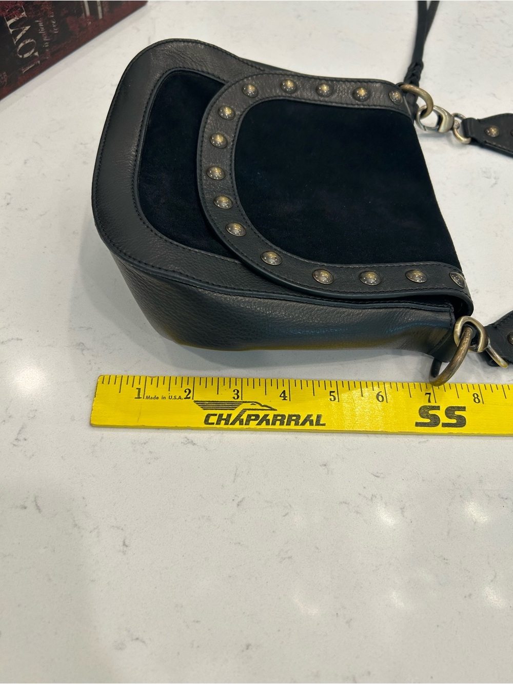 Johnny Was Black Crossbody with Multicolor Embroidered Strap - Picture 10 of 16
